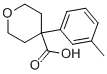 Molecular Structure of 889940-10-7 (4-M-TOLYL-TETRAHYDRO-PYRAN-4-CARBOXYLIC ACID)
